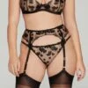 Porte-jarretelles Agent Provocateur Milena -Sous Vêtement Soldes porte jarretelles agent provocateur milena noir