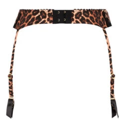 Porte-jarretelles En Soie Agent Provocateur Molly -Sous Vêtement Soldes porte jarretelles agent provocateur molly leopard 4