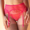Porte-jarretelles Atelier Amour Mystic Shadow -Sous Vêtement Soldes porte jarretelles atelier amour mystic shadow rose