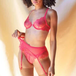 Porte-jarretelles Atelier Amour Mystic Shadow -Sous Vêtement Soldes porte jarretelles atelier amour mystic shadow rose 3