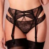 Porte-jarretelles En Dentelle Chantal Thomass Mystery -Sous Vêtement Soldes porte jarretelles chantal thomass mystery noir