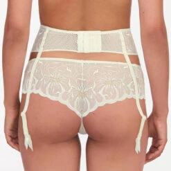 Porte-jarretelles Chantelle Fleurs -Sous Vêtement Soldes porte jarretelles chantelle fleurs ivoire 2