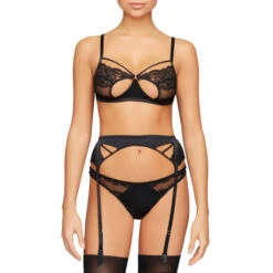 Porte-jarretelles En Soie Coco De Mer Seraphine 14 Porte-jarretelles En Soie Coco De Mer Seraphine -Sous Vêtement Soldes porte jarretelles coco de mer seraphine noir 5