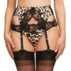 Porte-jarretelles 6 Attaches Dita Von Teese Millicent 1 Porte-jarretelles 6 Attaches Dita Von Teese Millicent -Sous Vêtement Soldes porte jarretelles dita von teese millicent leopard noir