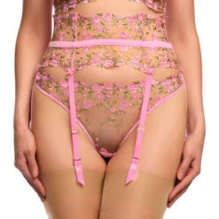 Porte-jarretelles Dita Von Teese Rosewyn -Sous Vêtement Soldes porte jarretelles dita von teese rosewyn rose 2