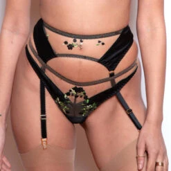 Porte-jarretelles En Soie Edge O' Beyond Charlotte