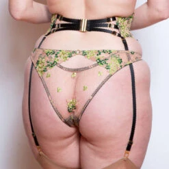 Serre-taille Porte-jarretelles Edge O' Beyond Jess -Sous Vêtement Soldes porte jarretelles edge o beyond jess vert rose 3