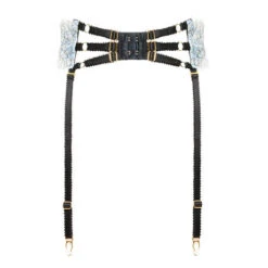 Porte-jarretelles En Dentelle Edge O' Beyond Vanessa -Sous Vêtement Soldes porte jarretelles edge o beyond vanessa bleu argent 2