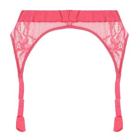 Porte-jarretelles En Dentelle Et Soie Fleur Of England Camellia 4 Porte-jarretelles En Dentelle Et Soie Fleur Of England Camellia – Image 2