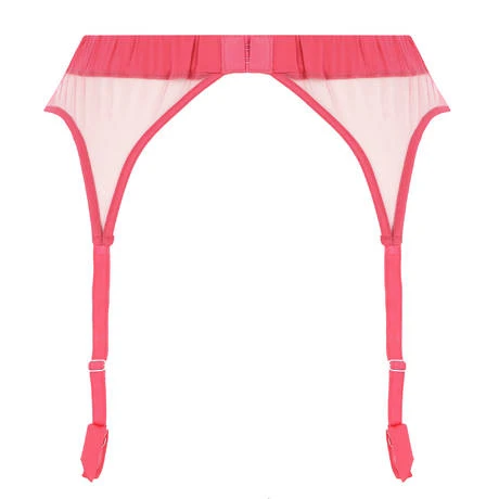 Porte-jarretelles En Dentelle Et Soie Fleur Of England Camellia 5 Porte-jarretelles En Dentelle Et Soie Fleur Of England Camellia – Image 3