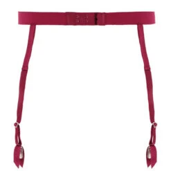 Porte-jarretelles En Soie Fleur Of England Marilyn -Sous Vêtement Soldes porte jarretelles fleur of england marilyn bordeaux 3