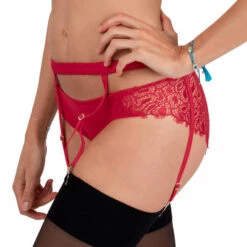 Porte-jarretelles La Perla Apollonia -Sous Vêtement Soldes porte jarretelles la perla apollonia rouge 3