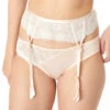Porte-jarretelles En Dentelle Maison Lejaby La Manufacture -Sous Vêtement Soldes porte jarretelles maison lejaby la manufacture blanc rose