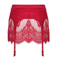 Porte-jarretelles En Dentelle Prelude The Black Swan -Sous Vêtement Soldes porte jarretelles prelude the black swan rouge 3