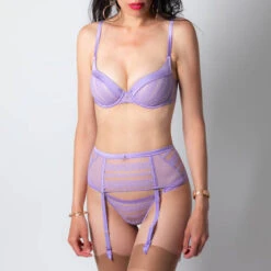 Porte-jarretelles Ritratti Milano Honey -Sous Vêtement Soldes porte jarretelles ritratti milano honey lilas 4