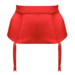 Nouvelles Arrivées -Sous Vêtement Soldes porte jarretelles studio pia petra rouge 1