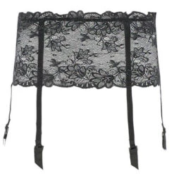 Sous Vêtement Soldes -Sous Vêtement Soldes porte jarretelles trasparenze temptation noir 1