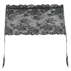 Porte-jarretelles En Dentelle Trasparenze -Sous Vêtement Soldes porte jarretelles trasparenze temptation noir 2