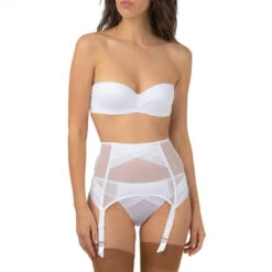 Serre-taille Porte-jarretelles Chantal Thomass Encens'moi -Sous Vêtement Soldes serre taille chantal thomass encens moi blanc 3