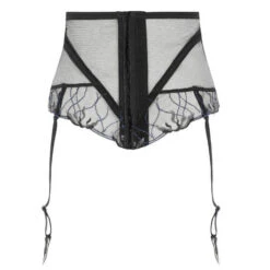 Serre-taille Porte-jarretelles Lise Charmel Les Nuits Chics -Sous Vêtement Soldes serre taille lise charmel les nuits chics noir argent 3
